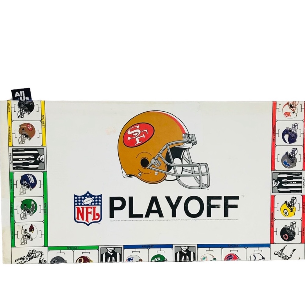 Team NFL Playoff Board Game San
Francisco 49ers & Atlanta Falcons Football Teams